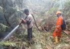 Pemadaman Hari Ke-28, Tim Gabungan Terus Kendalikan Titik Api di Lahan Desa Kudung
