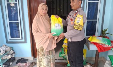 Polsek Batu Ampar Salurkan 500 Kg Beras SPHP Lewat Gerakan Pangan Murah