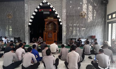 Polres Lingga Gelar Binrohtal, Perkuat Mental dan Spiritual Personel