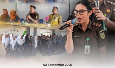 Jaksa Masuk Sekolah di SMPN 60 Batam, Kejari Edukasi Pelajar Kenali Hukum Sejak Dini