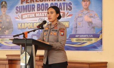 Kapolres Karimun Bangun Sumur Bor Gratis untuk Warga Kundur