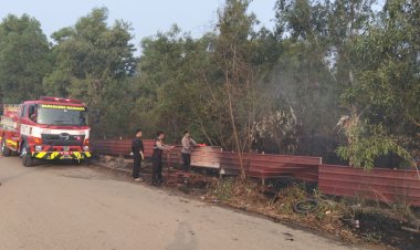Polda Kepri Bergerak Cepat Padamkan Karhutla di Galang dan Nongsa