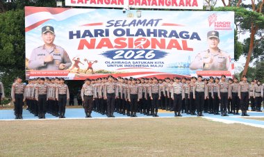 Polda Kepri Peringati HAORNAS ke-43, Personel Didorong Terapkan Gaya Hidup Aktif