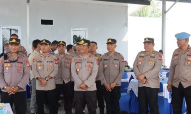 PERINGATI HUT KE-81 TNI AL, POLRES LINGGA PERKUAT SINERGITAS DAN SOLIDITAS TNI-POLRI