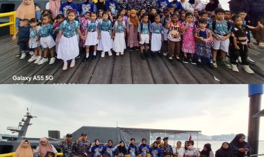 KAL Pintar Satrol Kodaeral IV Jadi Ruang Edukasi Maritim bagi Siswa TK Hang Tuah 3