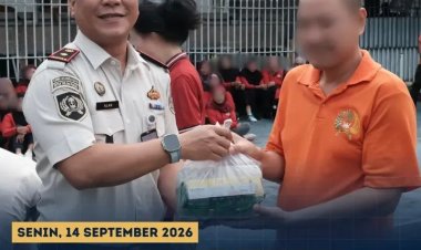 Rutan Tanjungpinang Salurkan Perlengkapan Mandi, Pastikan Kebutuhan Dasar WBP Terpenuhi
