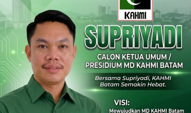 Bawa Misi Modernisasi dan Kolaborasi, Supriyadi Maju sebagai Calon Presidium KAHMI Batam 2026–2031