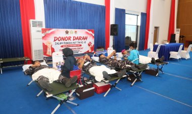 Kodaeral IV Gelar Donor Darah, Dukung Puncak Bakti Kesehatan Serentak HUT ke-81 TNI