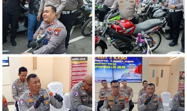 Cegah Balap Liar, Polresta Barelang Tertibkan 267 Kendaraan Berknalpot Brong