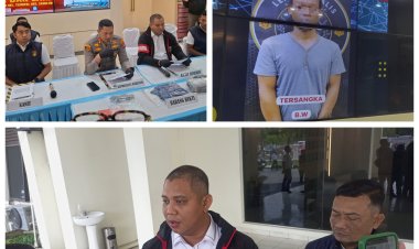 Kapolresta Barelang Ungkap Karhutla Tembesi Sidomulyo, Tersangka B.W. Terancam 15 Tahun Penjara