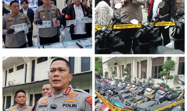 Polresta Barelang Ungkap Jaringan Curanmor Antarwilayah, 40 Motor Diamankan dan 4 Pelaku Ditangkap