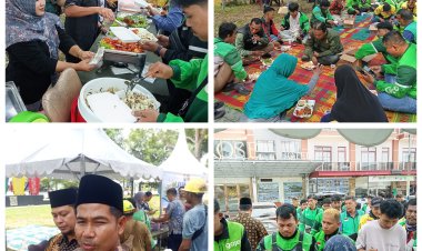 Sebungkus Nasi, Sejuta Kepedulian: Ditreskrimsus Polda Kepri Bersama Insan Pers Bagikan 700 Paket Makanan