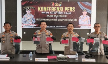 Polres Lingga Ungkap Dua Kasus, Pencurian Kabel Pemancar hingga Perkara Anak di Bawah Umur
