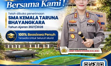 Polres Karimun Gencarkan Sosialisasi SPMB SMA Kemala Taruna Bhayangkara, Beasiswa Penuh 100 Persen