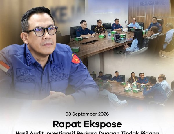 Kejari Batam Ekspose Hasil Audit Investigatif Dugaan Korupsi Pengelolaan Lahan Kemenag