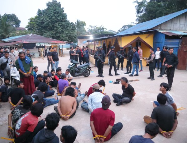KRYD Polda Kepri Sasar Kampung Madani, 114 Orang Diamankan Diduga Terkait Narkoba