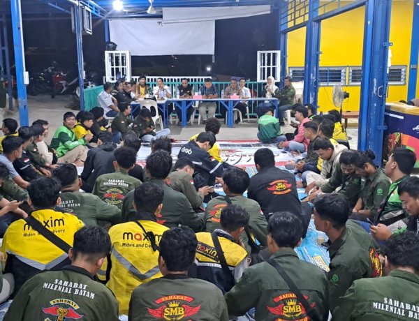 Polsek Sekupang Gandeng Komunitas Pengemudi Online SMB Perkuat Kamtibmas di Batam