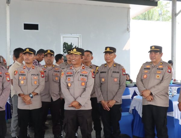 PERINGATI HUT KE-81 TNI AL, POLRES LINGGA PERKUAT SINERGITAS DAN SOLIDITAS TNI-POLRI