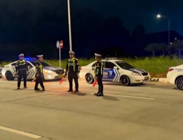 Satlantas Polresta Barelang Perkuat Pengamanan Lalu Lintas Malam Hari di Sejumlah Titik