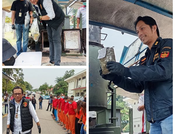 Polresta Barelang Musnahkan Barang Bukti Narkotika Senilai Rp540,6 Juta, WN Singapura Terlibat