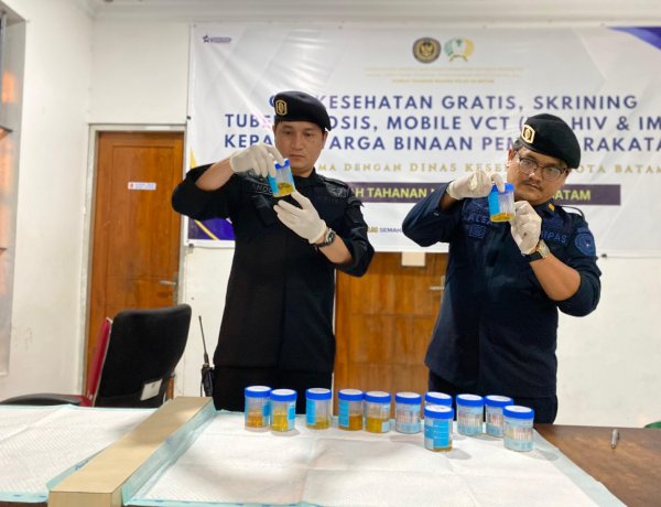 Rutan Batam Perkuat Pengawasan, Razia Gabungan Bersama Brimob dan Polsek Sagulung