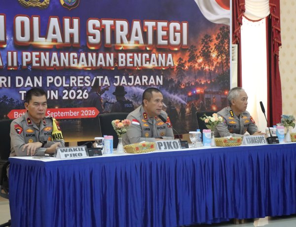 Latihan Aman Nusa II, Kapolda Kepri Minta Personel Perkuat Kesiapsiagaan Hadapi Bencana