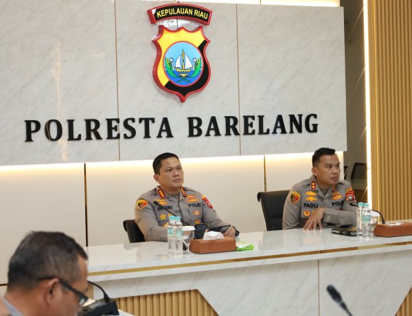 Kapolresta Barelang Ikuti Sosialisasi Perlinsos dan Gerakan Nasional Peduli Tetangga