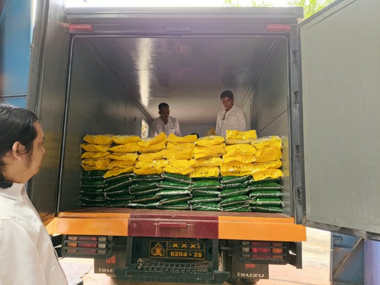 Sat Intelkam Polresta Barelang Bersama Bulog Gelar Pasar Murah, Beras SPHP Dijual Rp56 Ribu