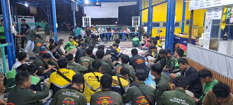 Polsek Sekupang Gandeng Komunitas Pengemudi Online SMB Perkuat Kamtibmas di Batam