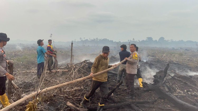 Hari Ketujuh, Karhutla di Kudung Lingga Belum Padam Total, Tim Gabungan Perluas Upaya Pemadaman