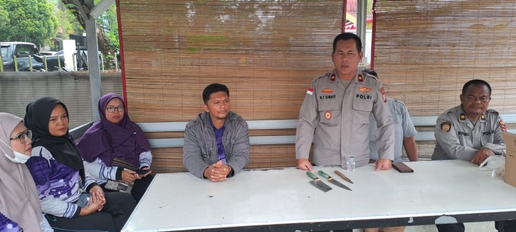 Polsek Sekupang Panggil Pelajar dan Orang Tua, Tegaskan Tawuran Tak Boleh Terulang