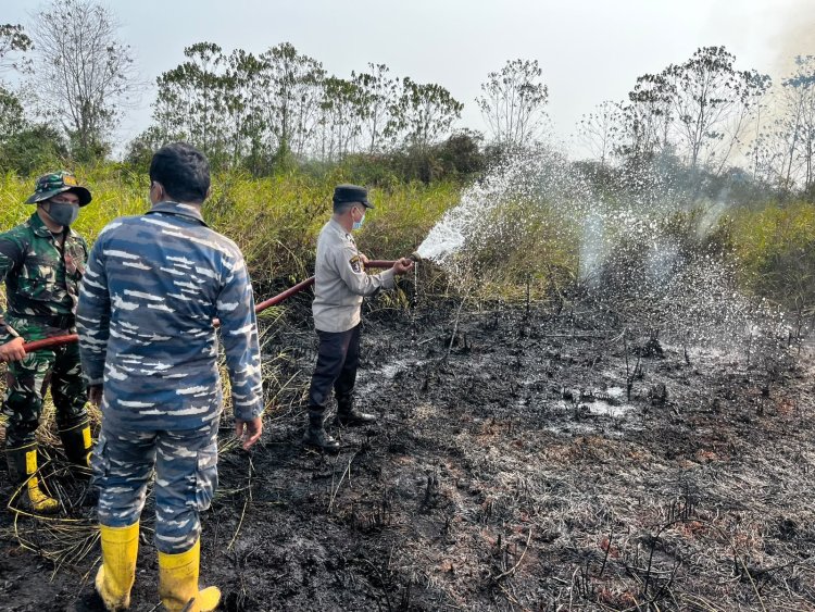 Hari Ketiga Karhutla Sungai Besar Lingga, 17 Hektare Lahan Berhasil Dipadamkan