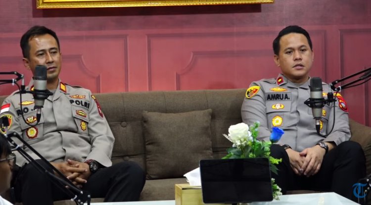 Kapolsek Batu Ampar dan Belakang Padang Bagikan Cerita Kepemimpinan di Podcast HUT ke-22 Tribun Batam