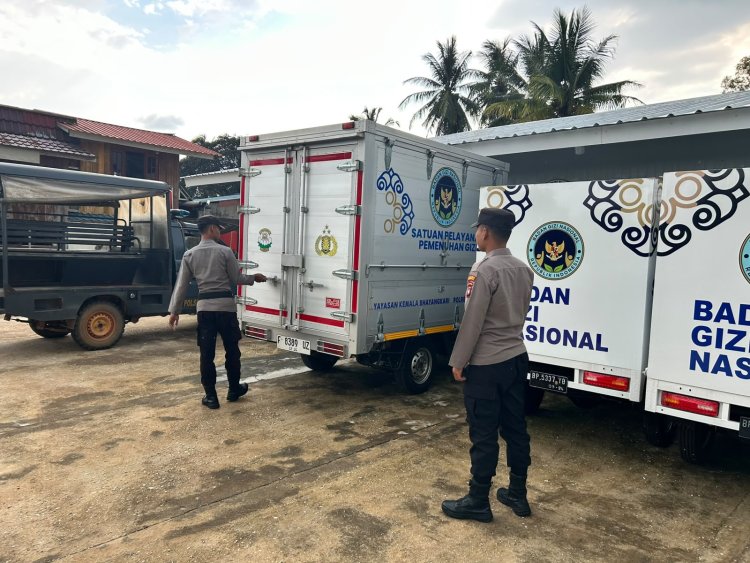 Polsek Singkep Barat Pastikan Operasional SPPG Yayasan Kemala Bhayangkari Berjalan Aman