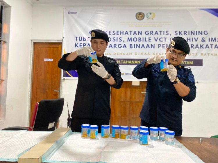 Rutan Batam Perkuat Pengawasan, Razia Gabungan Bersama Brimob dan Polsek Sagulung