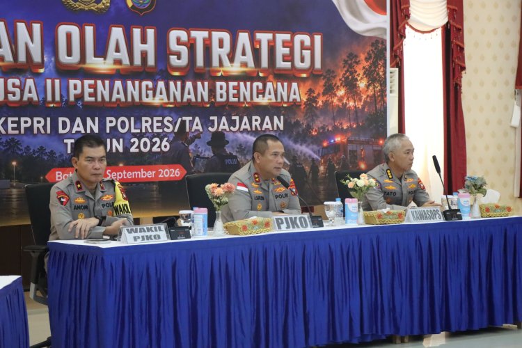 Latihan Aman Nusa II, Kapolda Kepri Minta Personel Perkuat Kesiapsiagaan Hadapi Bencana