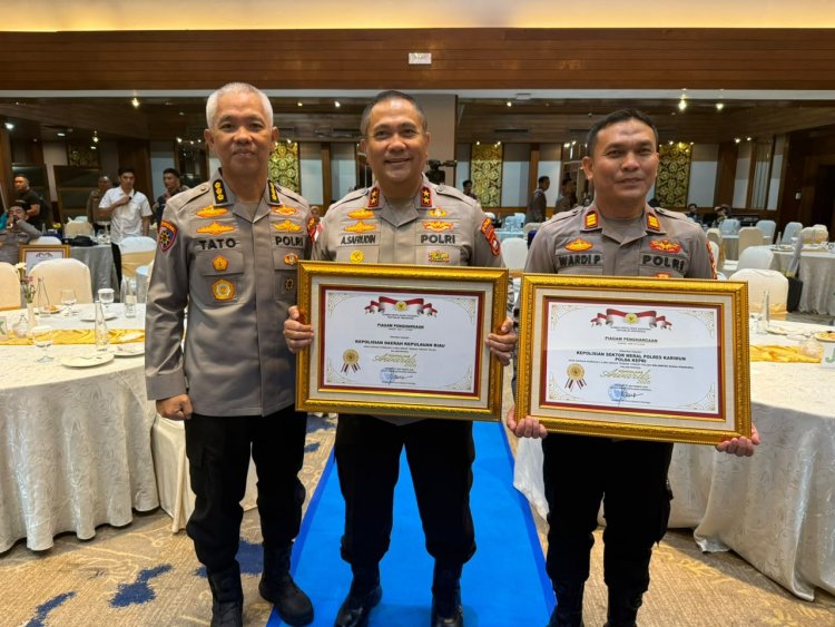 Kapolda Kepri Raih Runner Up Kompolnas Awards 2026, Polsek Meral Masuk Lima Besar Nasional
