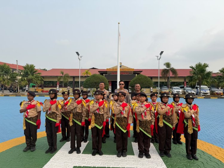 HUT Polantas ke-71, Satlantas Polres Karimun Tanamkan Budaya Tertib Lalu Lintas Sejak Dini