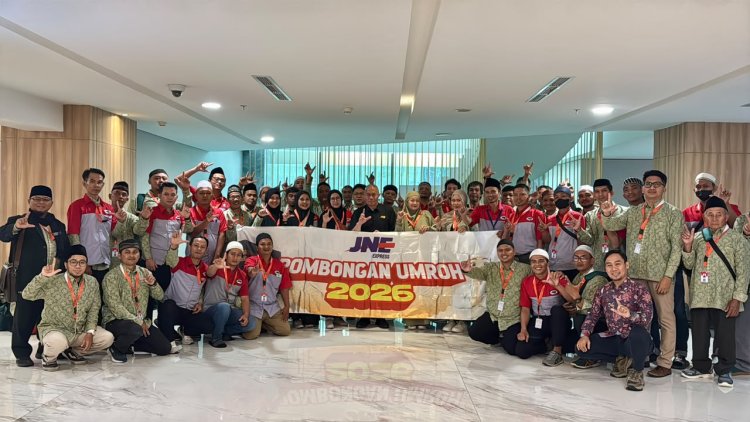 JNE Berangkatkan 1.200 Karyawan dan Keluarga untuk Menunaikan Ibadah Umrah