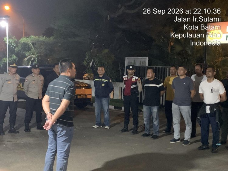 Cipkon KRYD Polsek Sekupang Amankan 16 Motor Berknalpot Brong