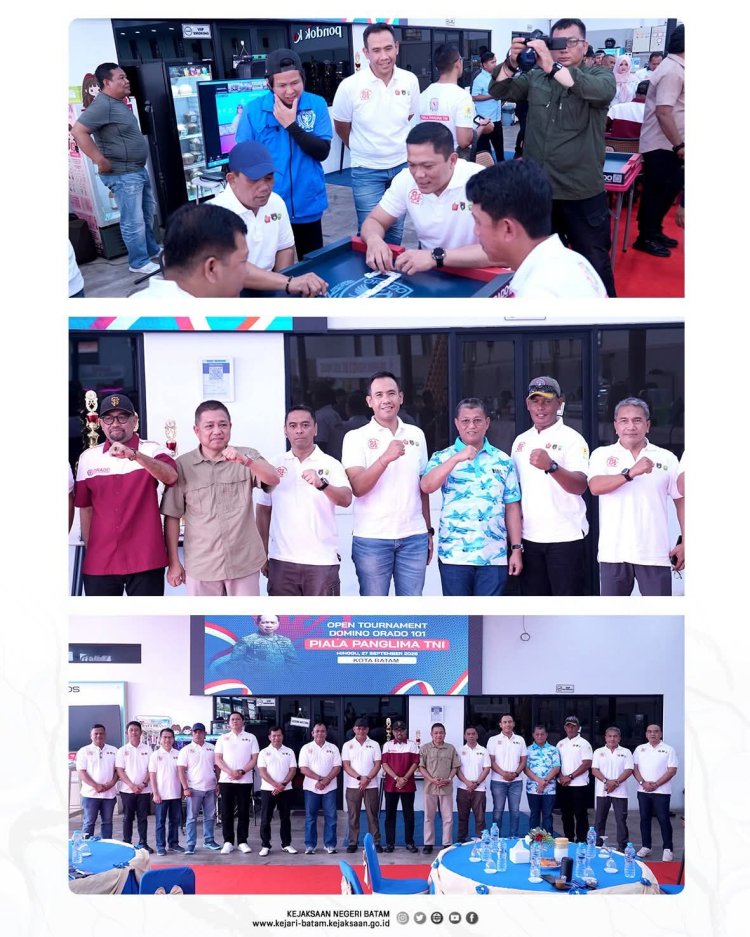 Kajari Batam Hadiri Open Tournament Domino Orado 101 Piala Panglima TNI
