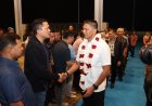 Kapolresta Barelang Sambut Kapolda Kepri Irjen Pol Suhendri di Bandara Internasional Batam