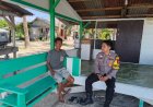 Sambangi Warga Dabo, Bhabinkamtibmas Polsek Dabo Singkep Ingatkan Bahaya Cuaca Ekstrem dan Kebakaran