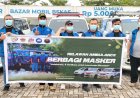 Yayasan Cipta Peduli Bangsa Kepri Bagikan 7.000 Masker Gratis kepada Pengendara di Batu Aji Batam
