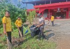 Wujudkan Kepedulian terhadap Lingkungan, Polsek Bengkong Gelar Aksi Green Policing di Klenteng Cahaya Garden Batam