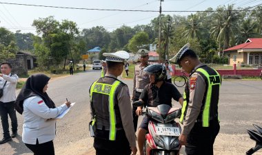 Satlantas Polres Lingga Gandeng UPTD PPD dan Jasa Raharja Sosialisasikan Pemutihan Pajak Kendaraan