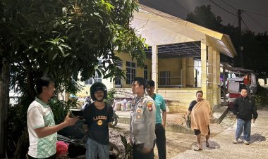 Polsek Batu Ampar Respons Cepat Laporan Masyarakat Melalui Layanan Polisi 110, Patroli Datangi TKP di Tanjung Sengkuang