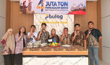 BULOG Cetak Rekor Pengadaan Beras Nasional, Cabang Batam Gelar Tasyakuran dan Pastikan Stok Aman