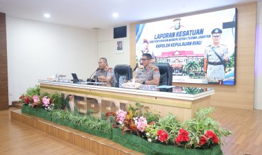 Kapolda Kepri Suhendri Tekankan Soliditas Personel, Asep Safrudin Serahkan Memori Sertijab
