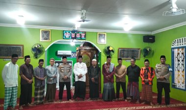 Polres Lingga Gelar Subuh Keliling di Lima Masjid, 221 Jemaah Ikut Beribadah